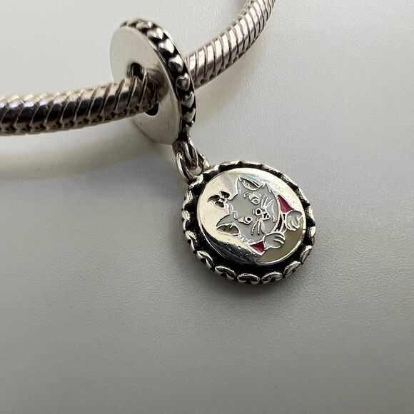 Disney x Pandora Aristocats Marie Cat Lady Dangle Charm Pendant - Picture 4 of 12
